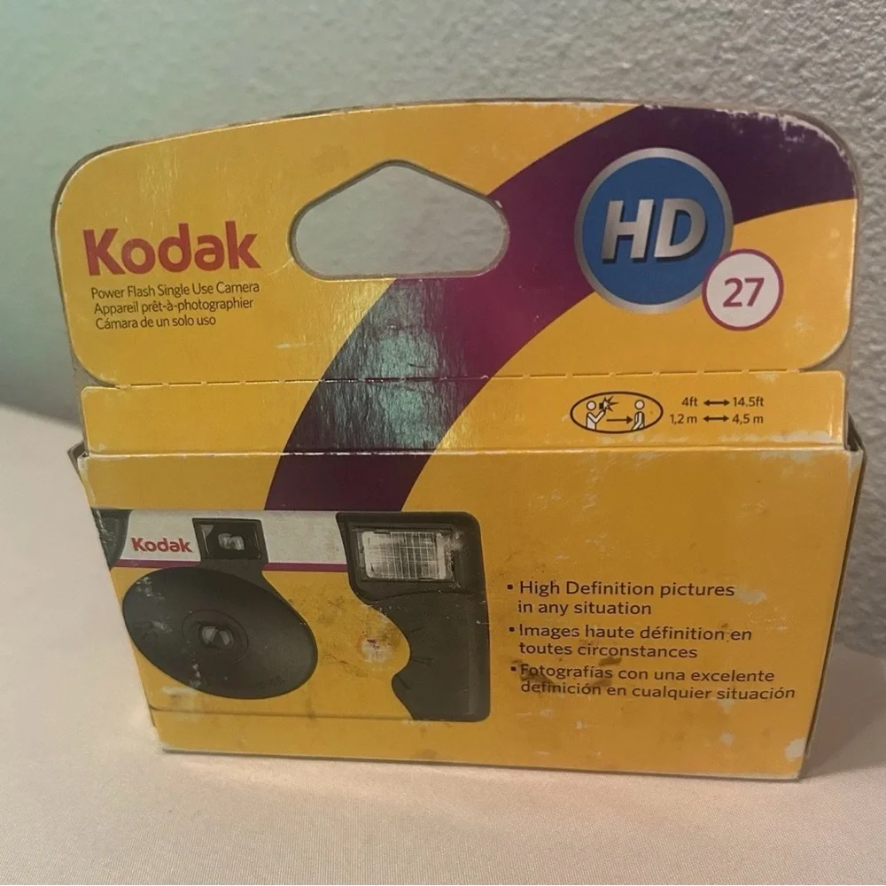 Kodak HD Power Flash Camera - Yellow and Black Design